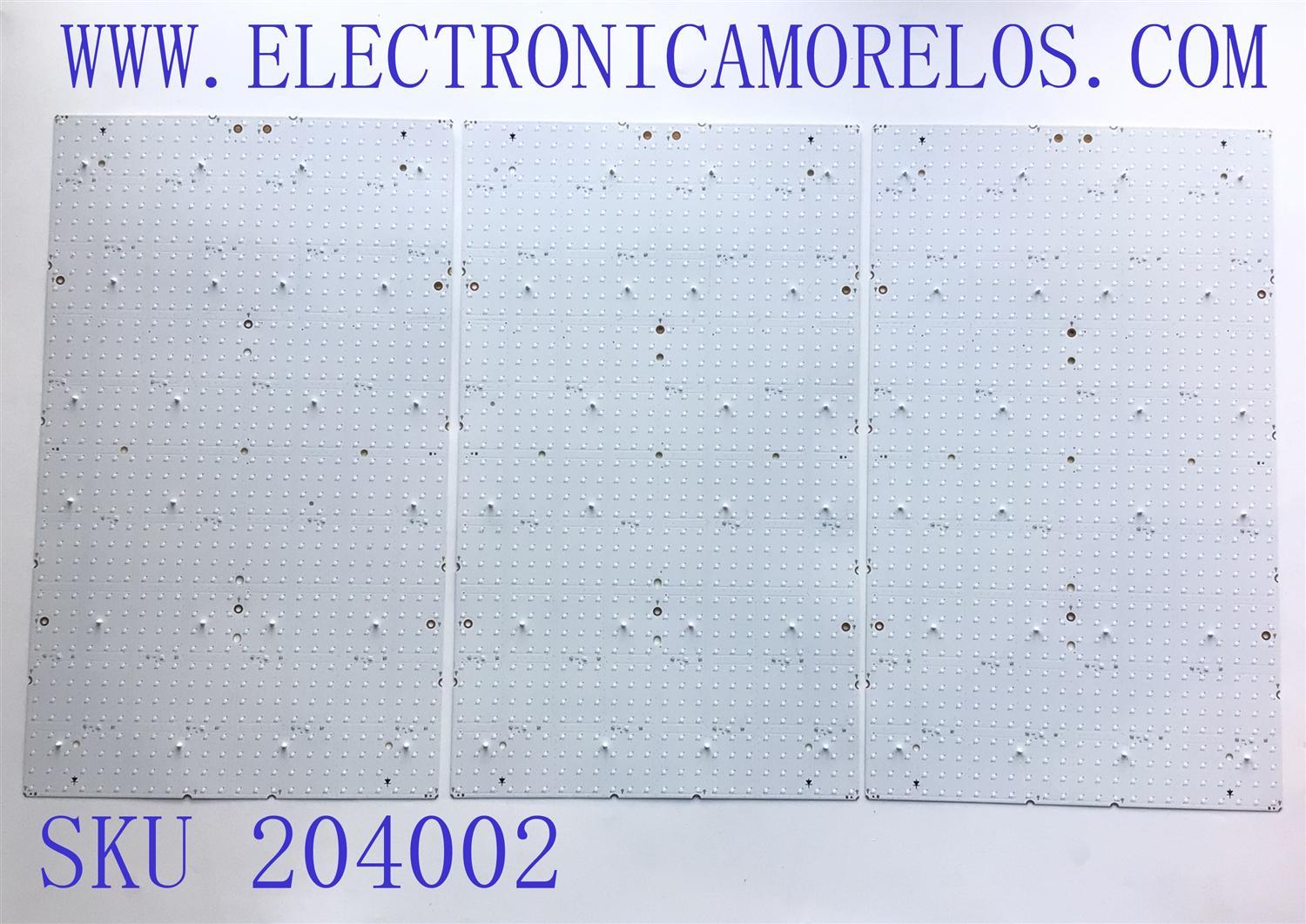 KIT DE LEDS PARA TV LG (12 PZ) / NUMERO DE PARTE LGE MINILED 75INCH 4K_960P_80B_SSC_210413_REV08 / HXAG 2122A A0420 / LGD75000 / MODELO 75QNED90SPA
